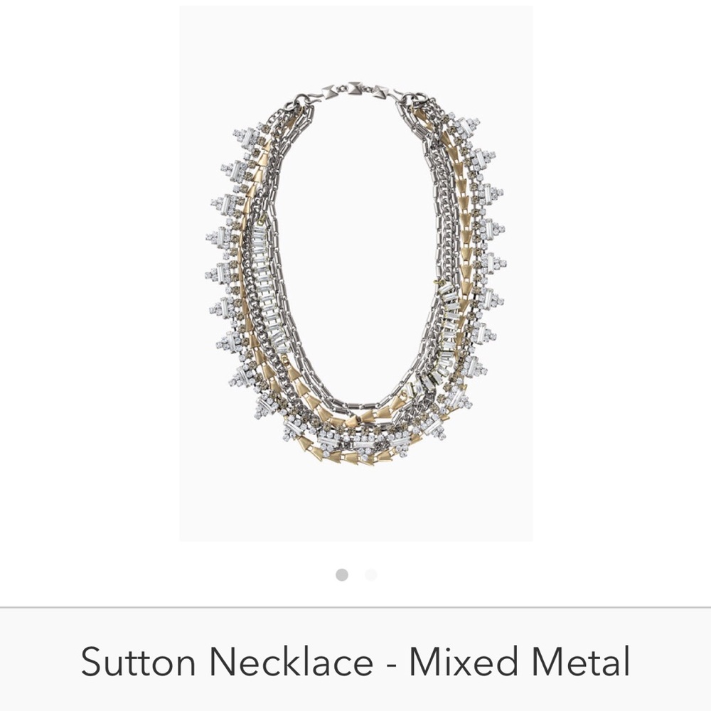 Sutton mixed metal Stella & Dot necklace